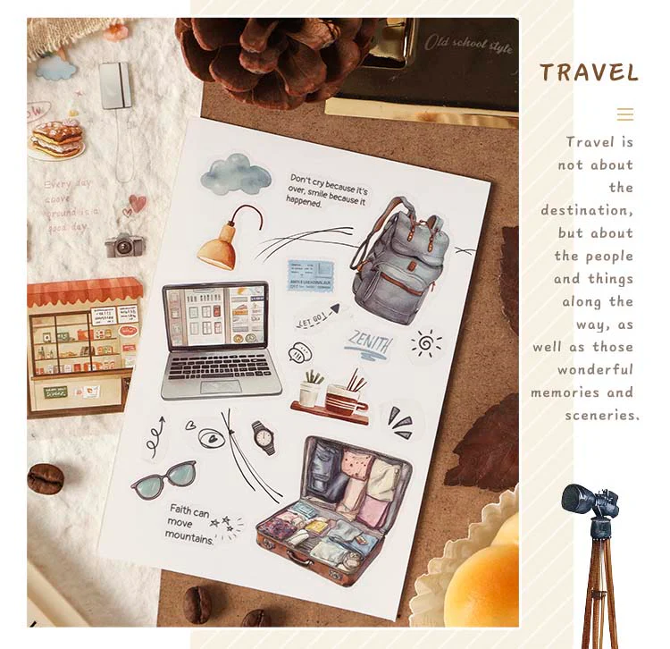 2ABC | Set de Pegatinas It's A Lucky Trip Globe Fun (4pc) - Image 3