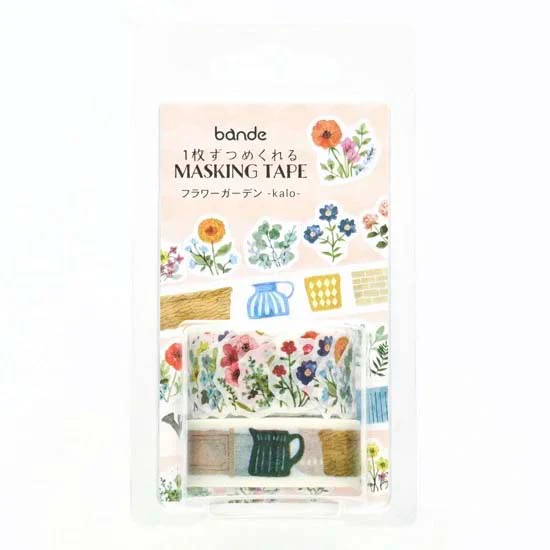Bande | Pegatinas en Rollo y Washi Tape Kalo Flower Garden