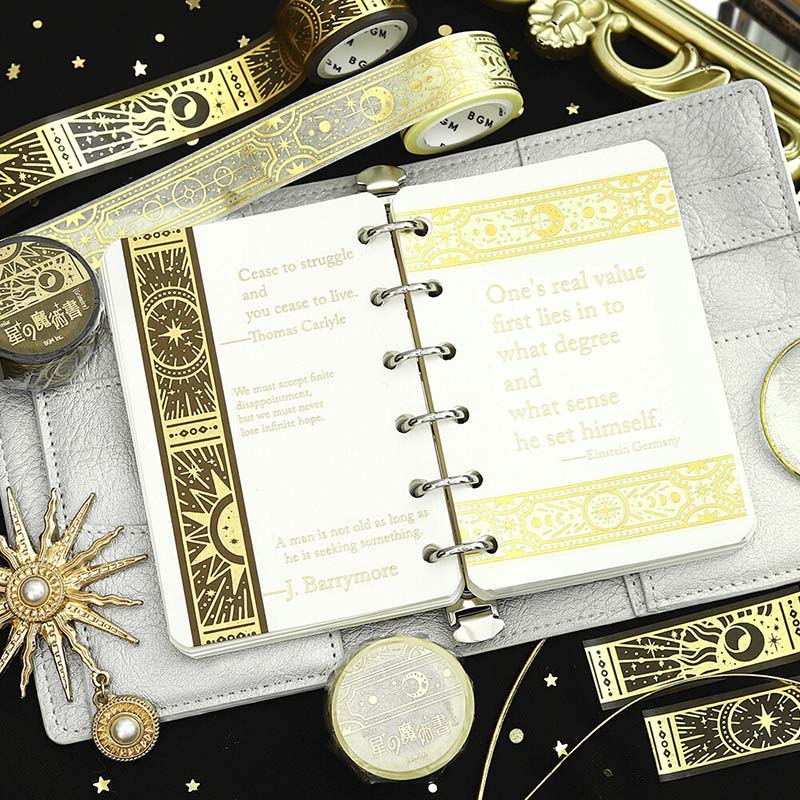 BGM | Foil Stellar Grimoire Washi Tape Sacred - Image 5
