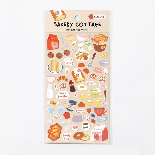 Card Lover | Pegatinas Doudou Daily Life Bakery Cottage