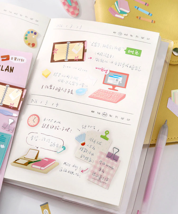 Card Lover | Pegatinas Doudou Daily Life My Daily Plan - Image 4