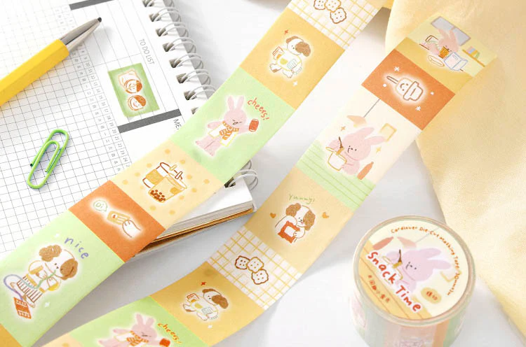 Card Lover | Pegatinas en Rollo Hello My Partner Snack Time - Image 3