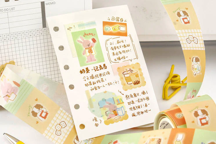 Card Lover | Pegatinas en Rollo Hello My Partner Snack Time - Image 4