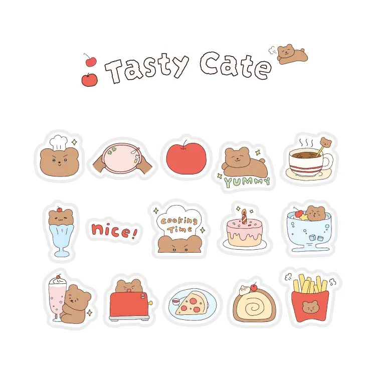 Card Lover | Pegatinas The Peppy Life Tasty Cate - Image 3