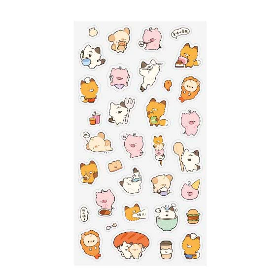 Card Lover | Pegatinas Welcome To The Cute Club Eat Well - Image 4