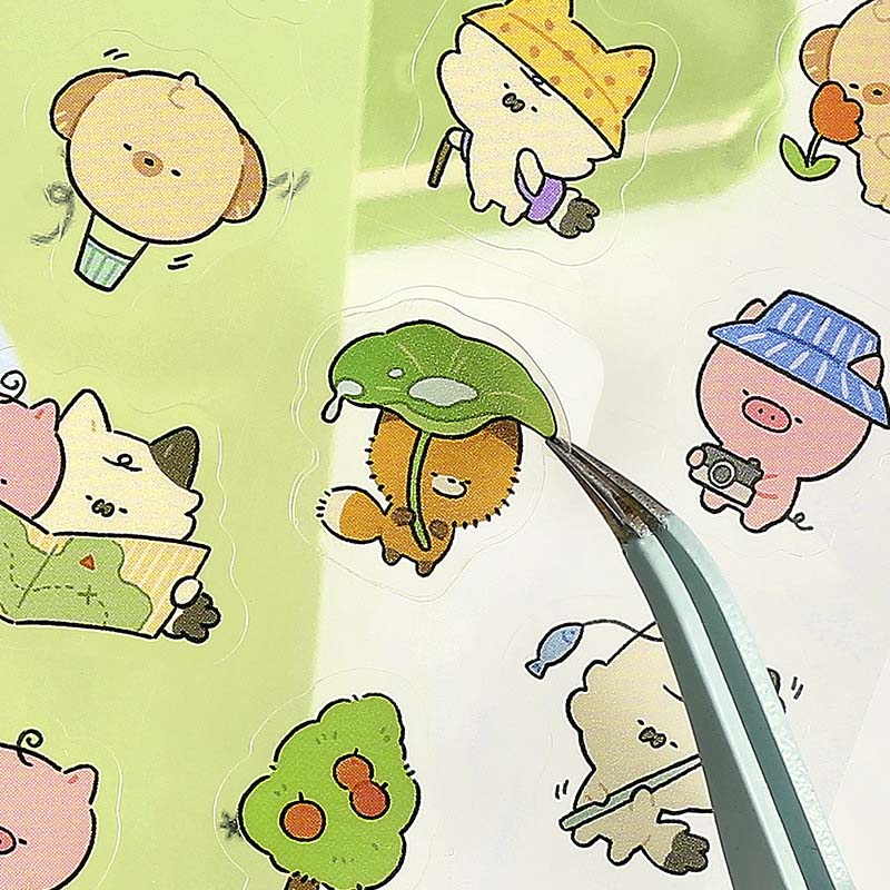Card Lover | Pegatinas Welcome To The Cute Club Green Nature - Image 3