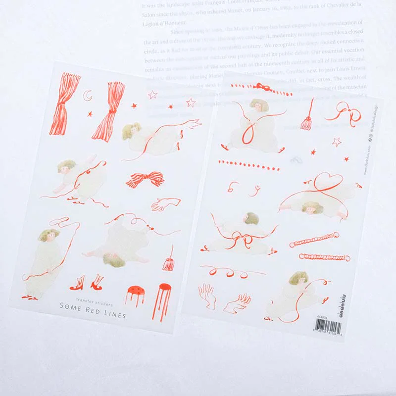 Dodolulu | Pegatinas Transferibles Some Red Lines