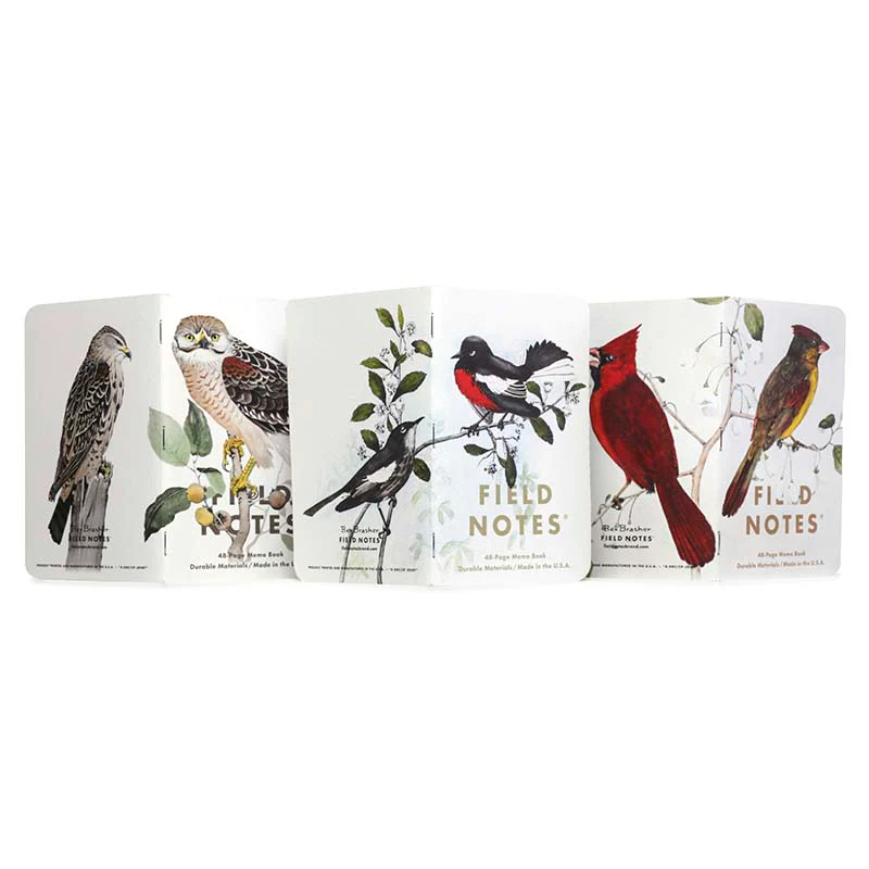 Field Notes | Set de 3 Cuadernos Birds and Trees of North America C Redstart (Rayas)