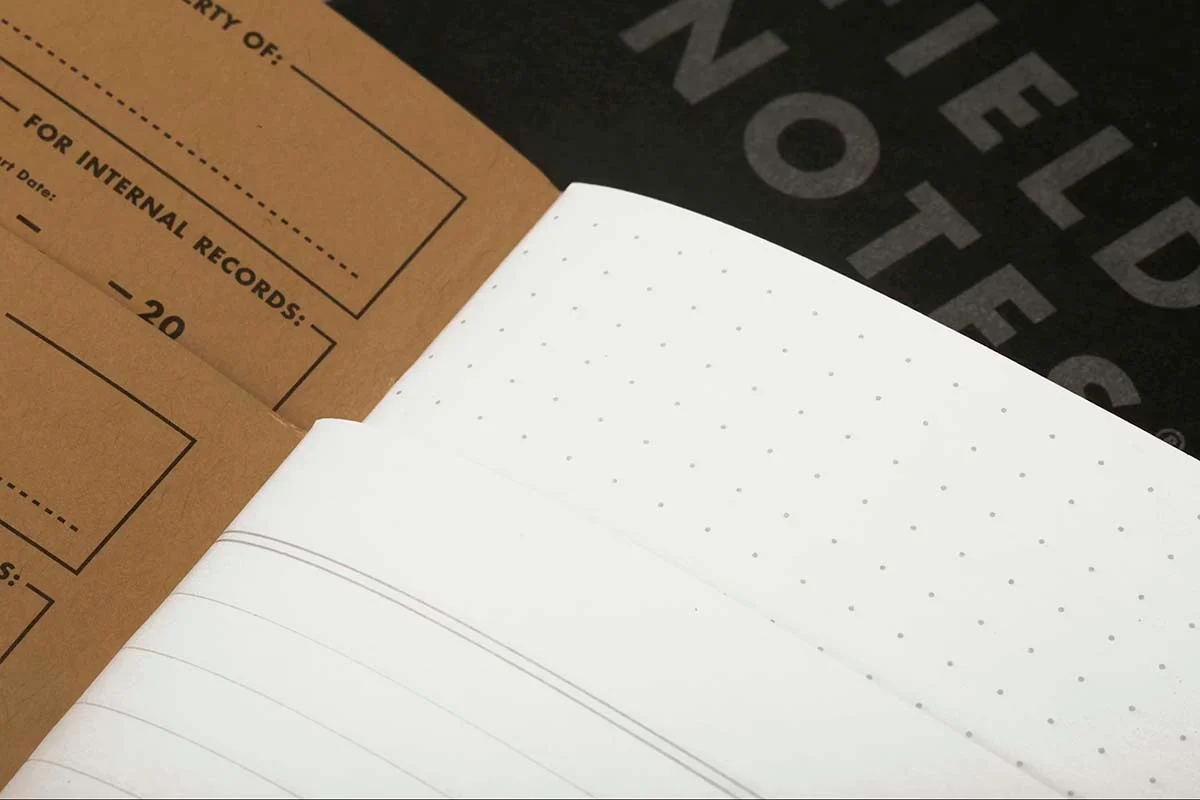 Field Notes | Set de 2 Cuadernos Pitch Black M (Puntos) - Image 6