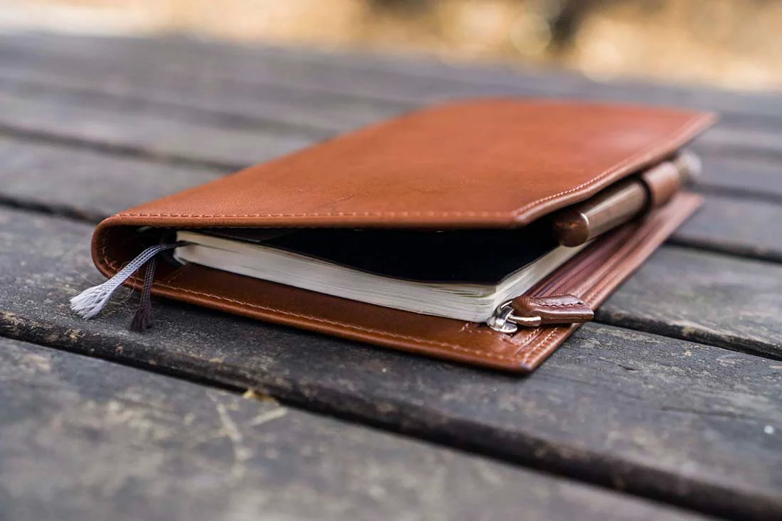 Galen Leather | Funda Leather Hobonichi Weeks Mega Cover Brown - Image 7