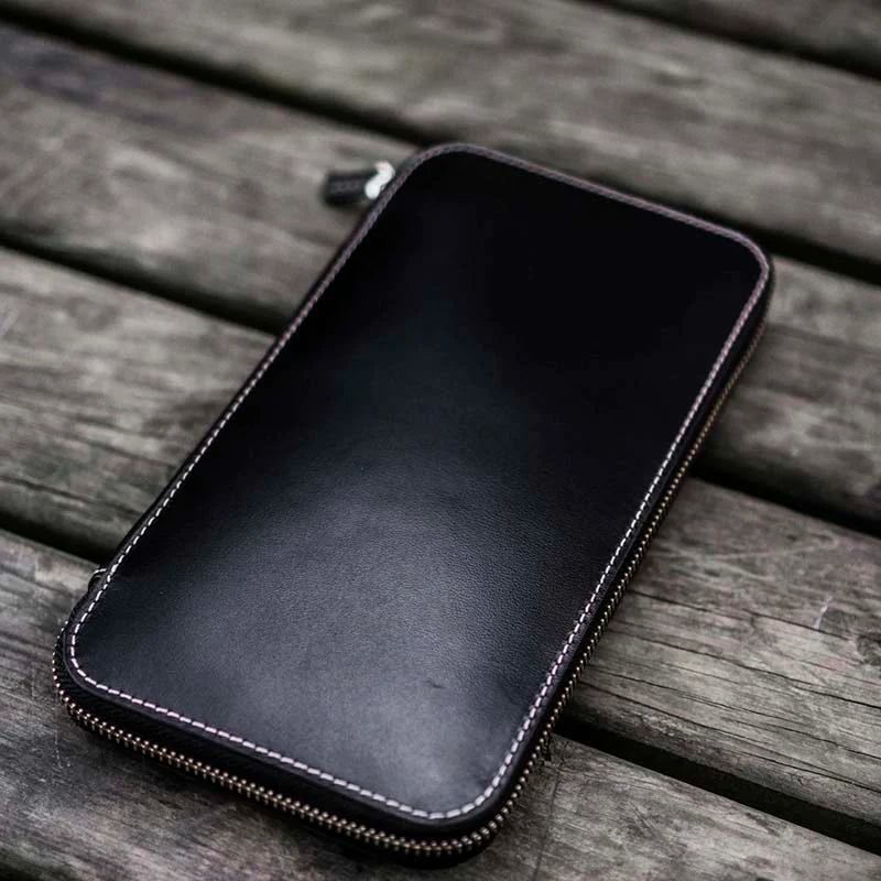 Galen Leather | Funda Leather Zippered Hobonichi Weeks Cover Black - Image 6