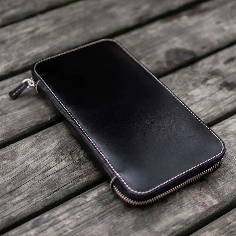 Galen Leather | Funda Leather Zippered Hobonichi Weeks Cover Black - Image 7