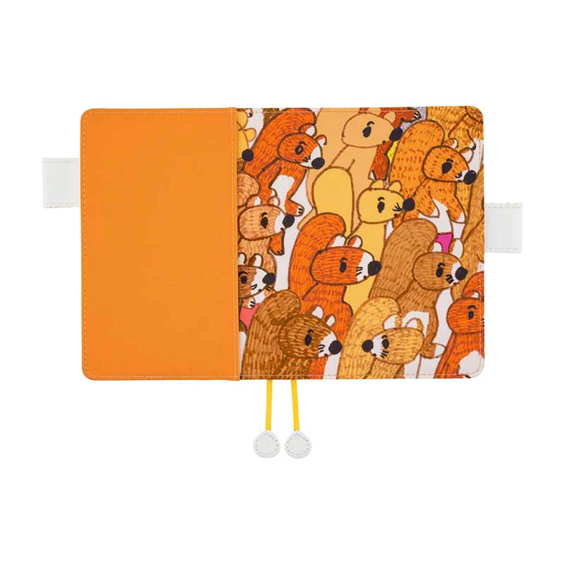 Hobonichi | Agenda Hobonichi Techo A6 100%ORANGE: Squirrel Squadron 2026 - Image 3