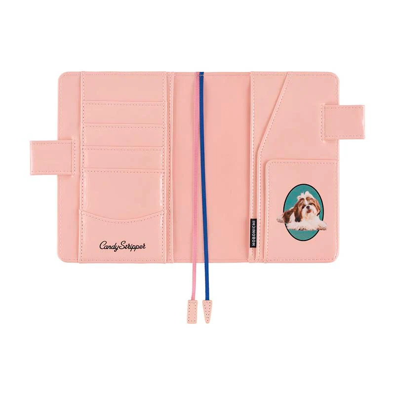 Hobonichi | Agenda Hobonichi Techo A6 Candy Stripper: Random Dog & Cat (Pink) 2026 - Image 4
