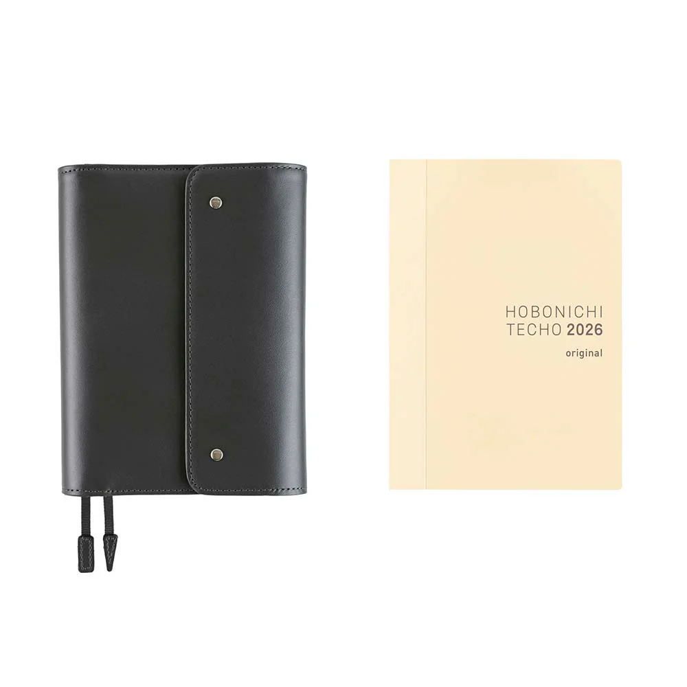 Hobonichi | Agenda Hobonichi Techo A6 Leather: Charcoal Gray 2026 - Image 11