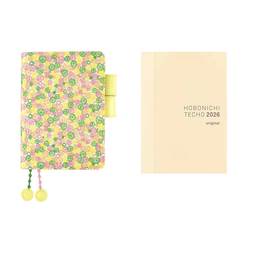 Hobonichi | Agenda Hobonichi Techo A6 Mina Perhonen: skyful (Yellow) 2026 - Image 11