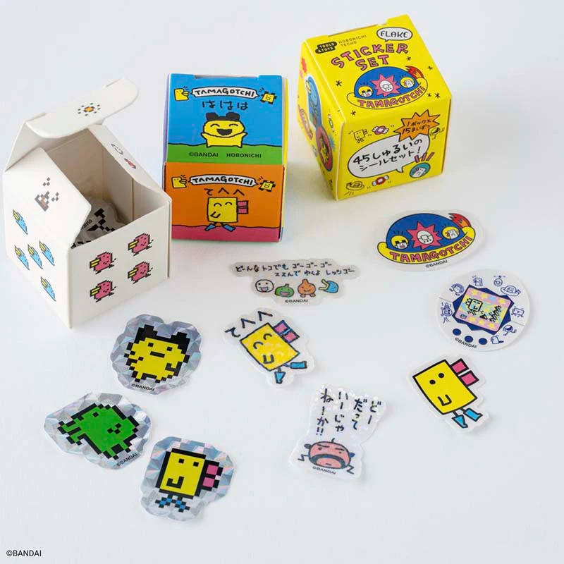 Hobonichi | Pegatinas Flake Tamagotchi (Set de 3 Cajas) - Image 2