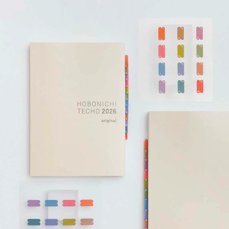 Hobonichi | Pegatinas Marcapáginas Index TSUKI no IRO - Image 10