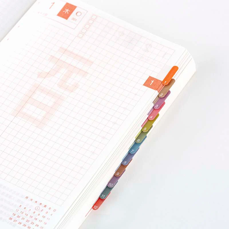 Hobonichi | Pegatinas Marcapáginas Index TSUKI no IRO - Image 6