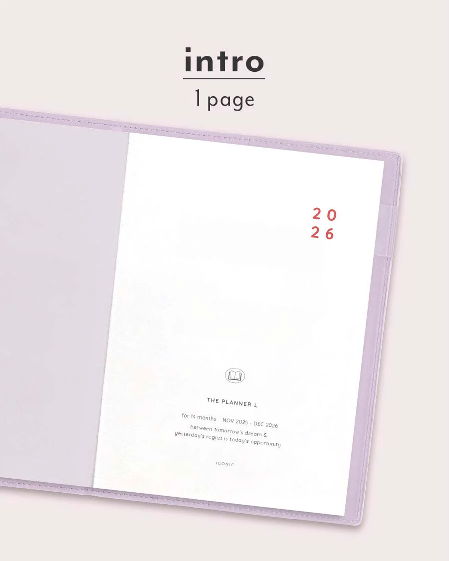Iconic | Agenda The Planner L 2026 Indi Blue (Mensual) - Image 6