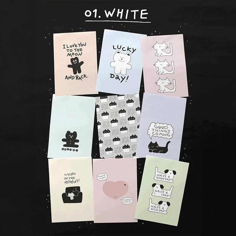 Iconic | Bloc de Notas Doodle White - Image 3