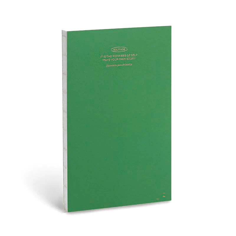 Iconic | Cuaderno Solitude B6 Emerald Green (Cuadros)