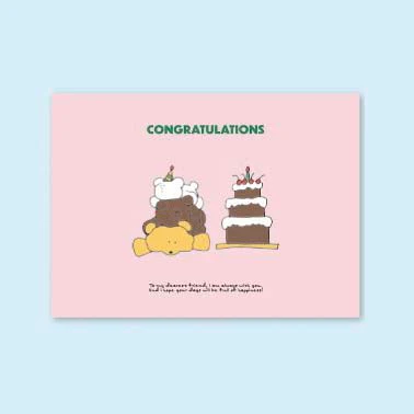 Iconic | Mini Postal Cuddly Congratulations