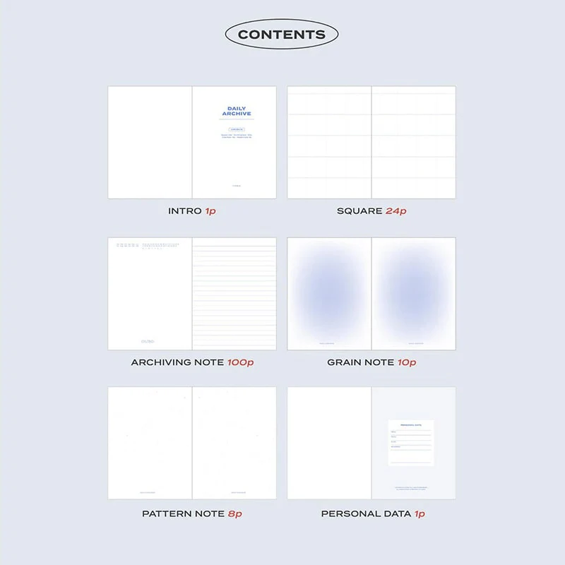 Iconic | Planificador Daily Archiving Book Powder Blue - Image 3
