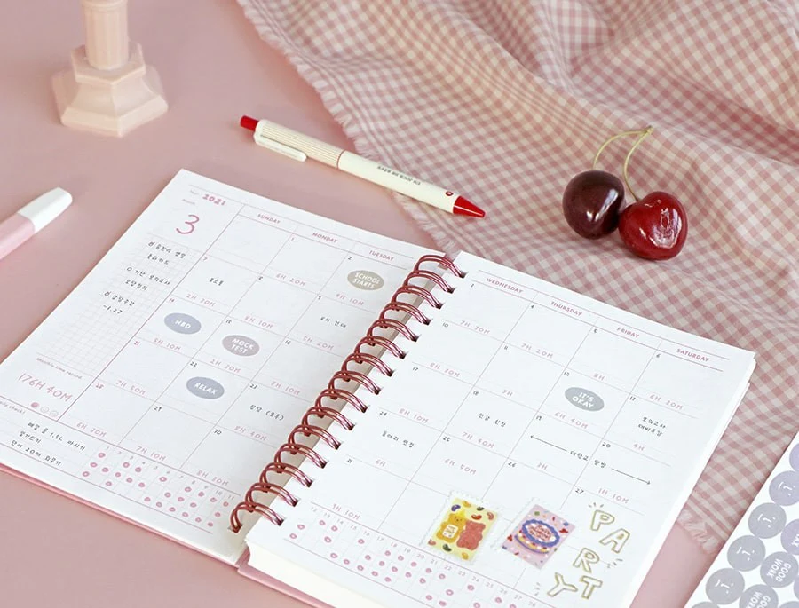 Iconic | Planificador de Estudio Hey Day Beige - Image 13