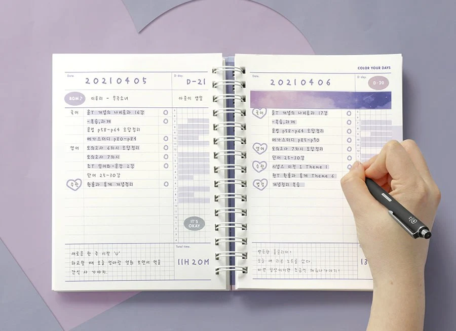 Iconic | Planificador de Estudio Hey Day Lavender - Image 7