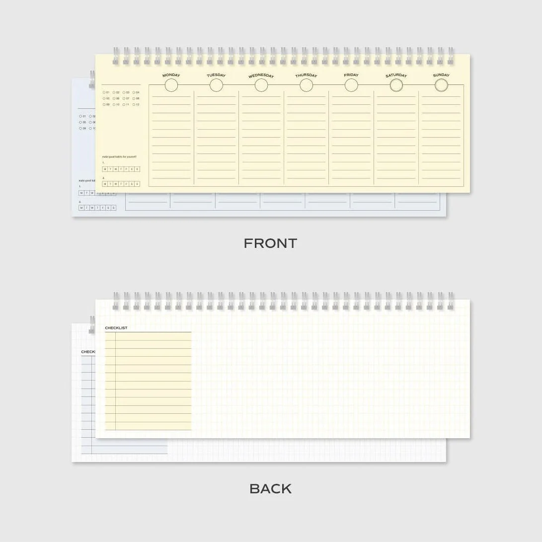 Iconic | Planificador Semanal Flow Butter Yellow - Image 2