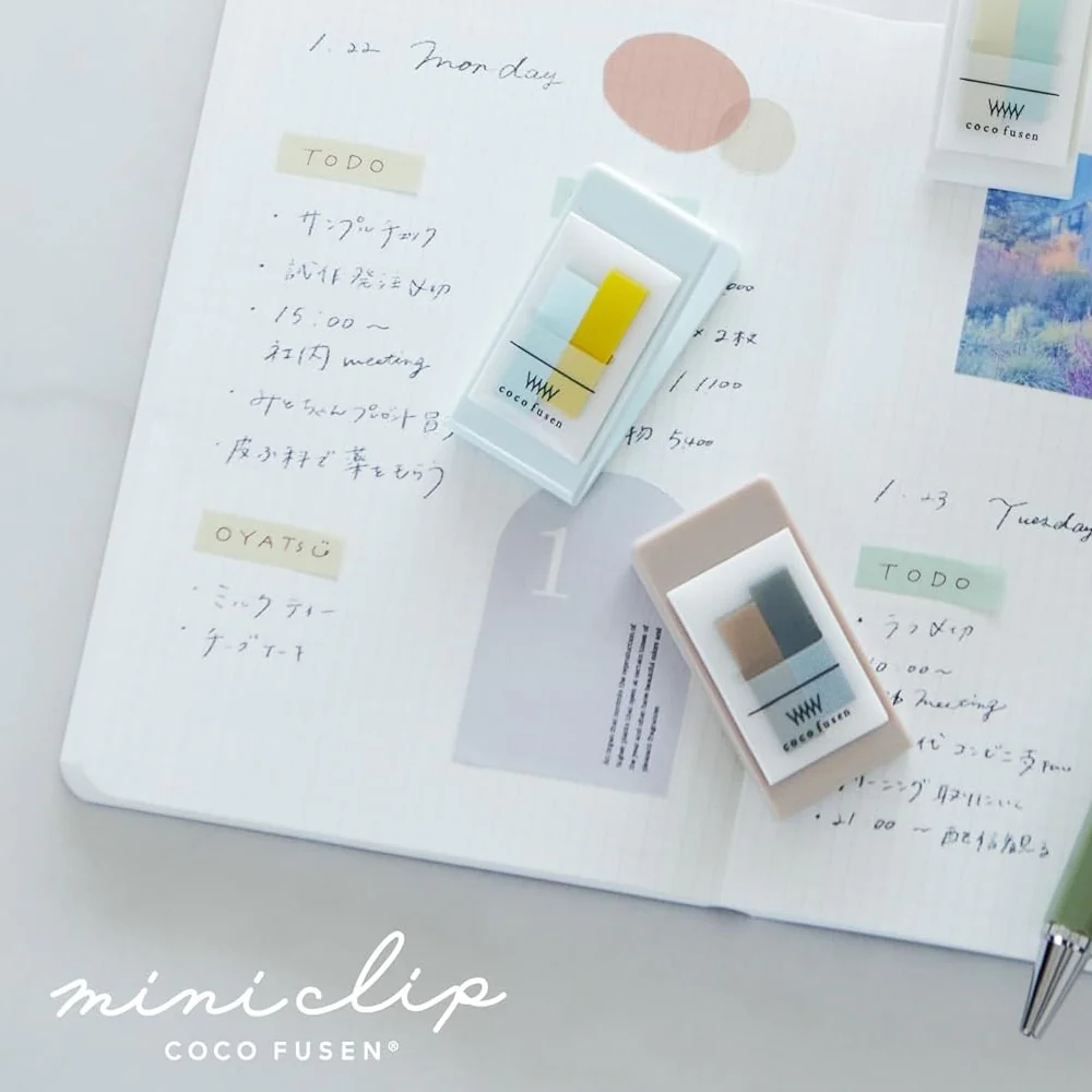 Kanmido | Mini Clip con Marcapáginas Coco Fusen Misty Mint - Image 2