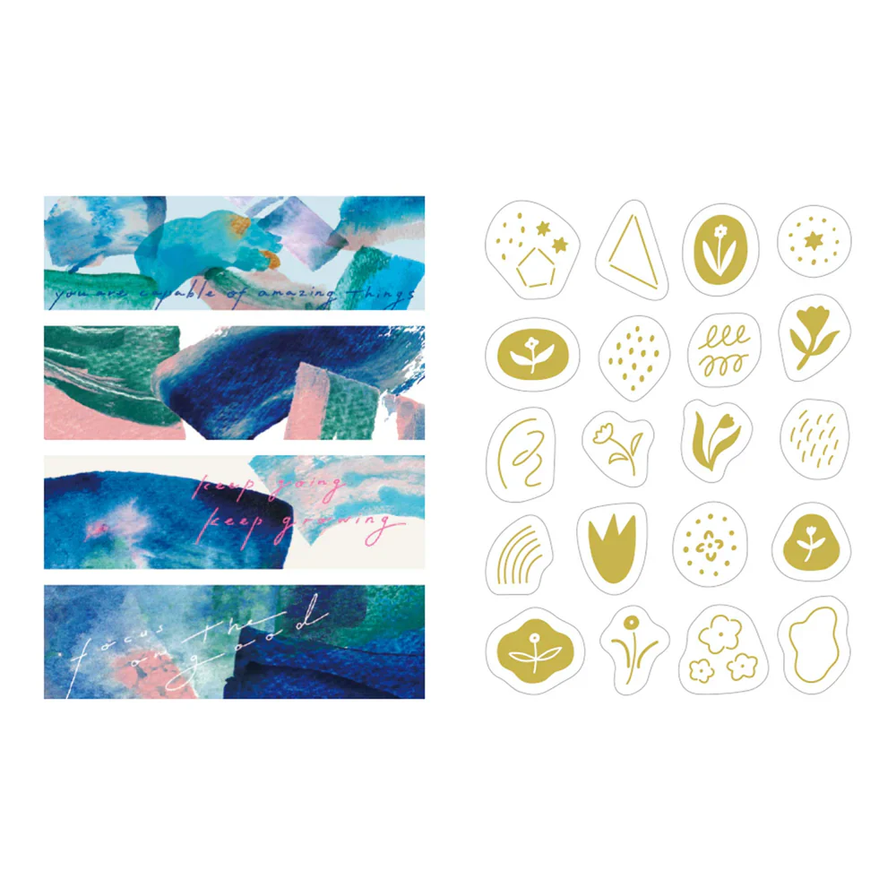 King Jim | Washi Tape Precortado KITTA Collage Message - Image 3