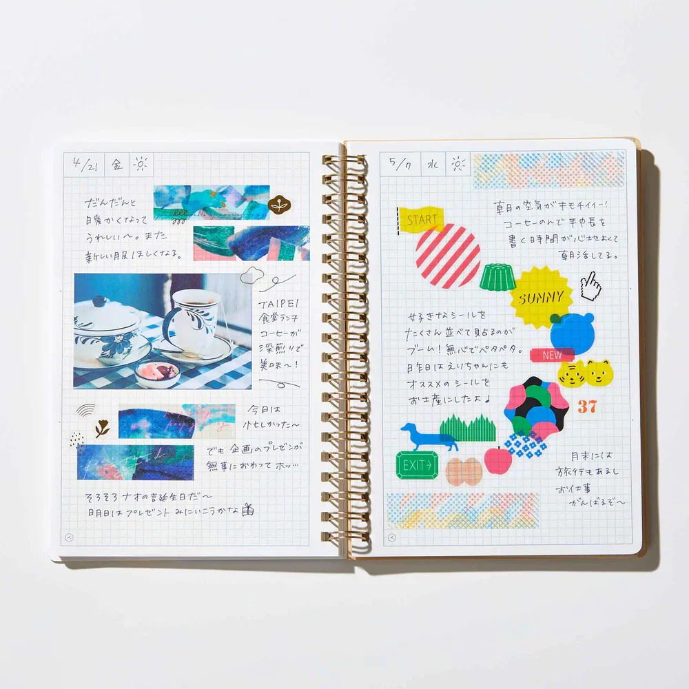 King Jim | Washi Tape Precortado KITTA Collage Message - Image 4
