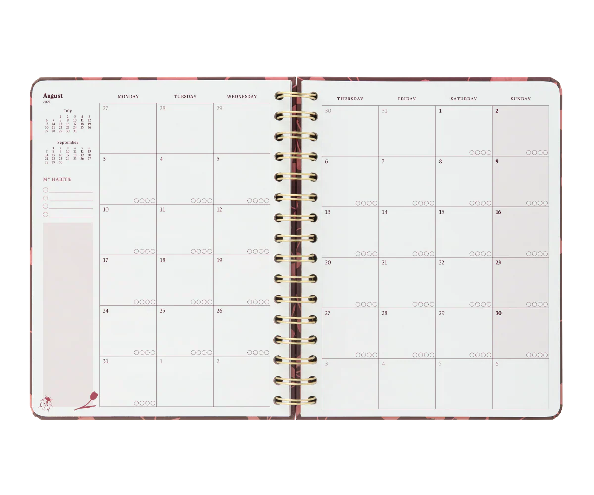 Kokonote | Agenda Escolar Bambina Cherry Rouge 2026-2027 (Semanal) - Image 8