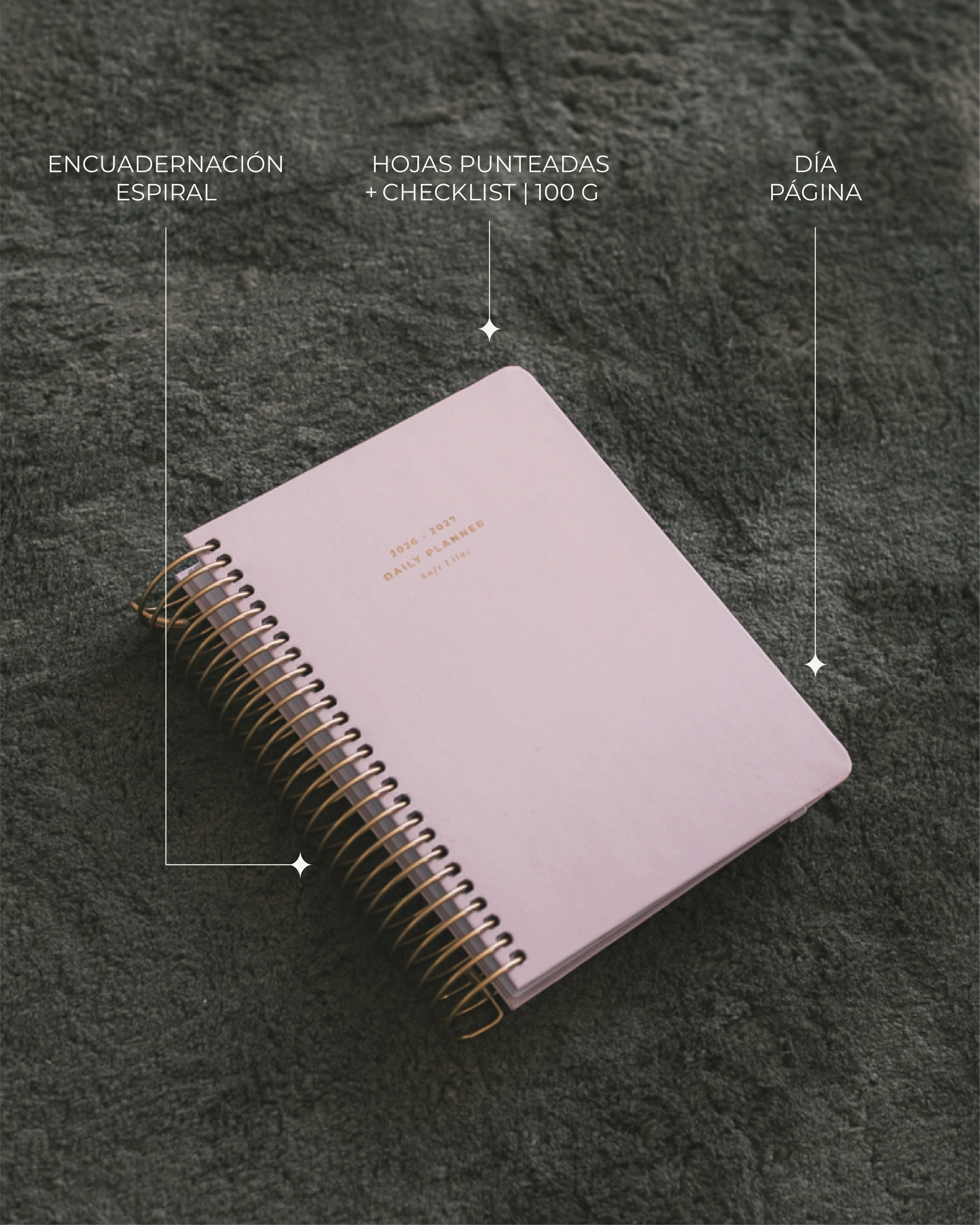 Kokonote | Agenda Escolar Muse Soft Lilac 2026-2027 (Diaria) - Image 3