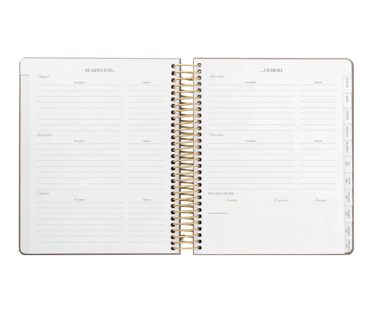 Kokonote | Agenda Escolar Olympia Desert Taupe 2026-2027 (Semanal) - Image 6