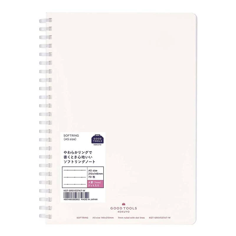 Kokuyo | Cuaderno Soft Ring A5 GOOD TOOLS (Rayas) - Image 3
