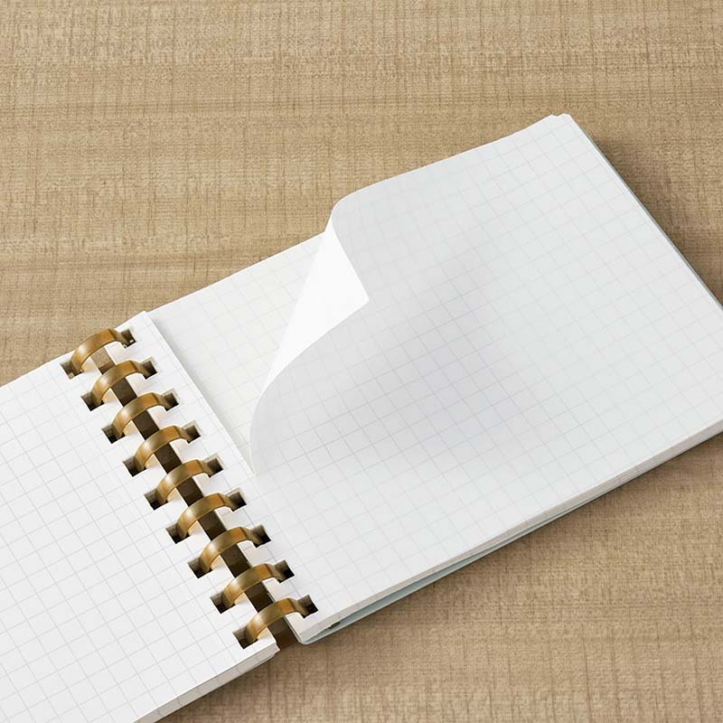 Kokuyo | Cuaderno Soft Ring Sooofa A7 Green (Cuadros) - Image 6