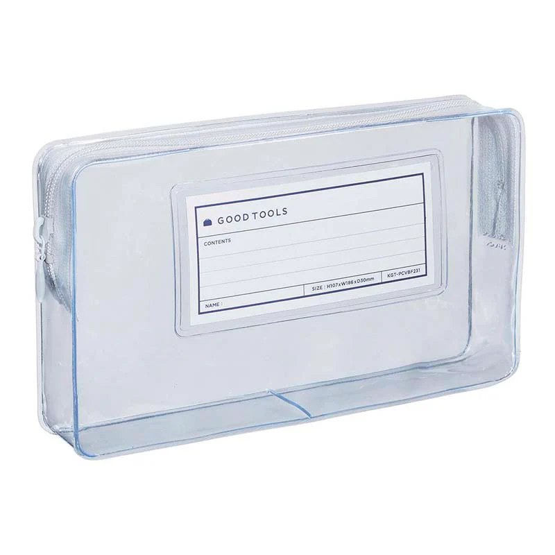 Kokuyo | Funda Estuche Pouch Good Tools Clear White