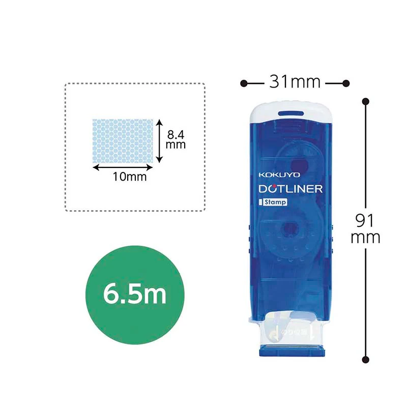 Kokuyo | Pegamento Estampa Dotliner Strong Adhesive Blue - Image 3