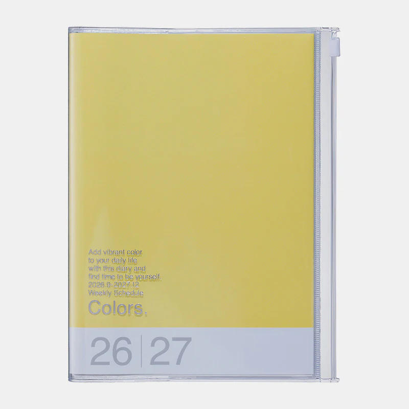 MARK'S | Agenda A5 Colors Yellow 2026-2027 (Semanal)