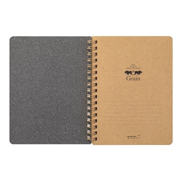 Midori | Cuaderno de Anillas WM Grain B6 Negro - Image 4