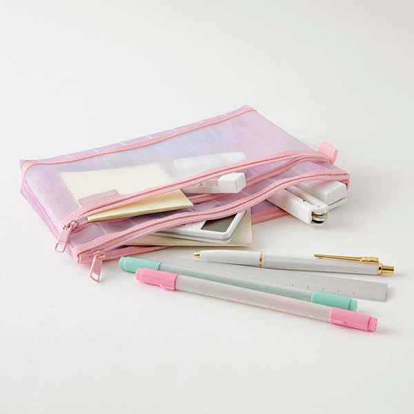 Midori | Estuche de Malla Pouch Stripe Purple - Image 3