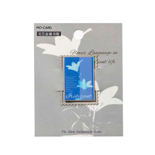 Mo Card | Clip Metálico Silent Enchantment Flower Language