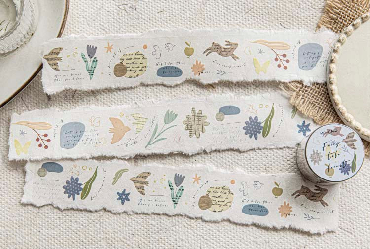 Mo Card | Collage Language PET Tape Fairy Tale Forest - Image 2