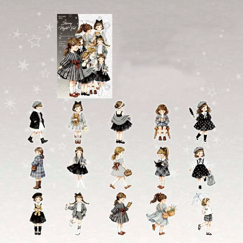 Mo Card | Pegatinas A Maiden's Diary Starry Night Veil