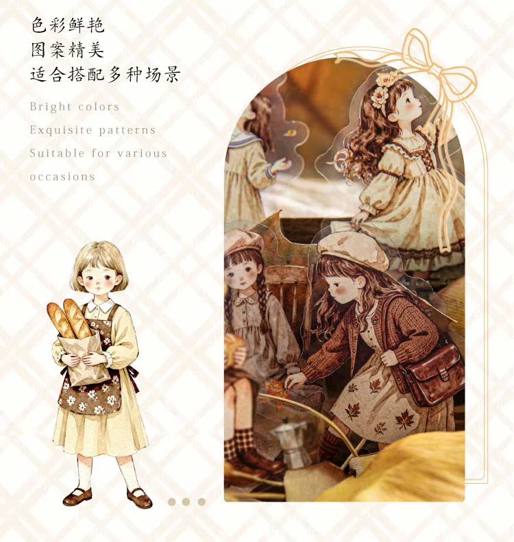 Mo Card | Pegatinas A Maiden's Diary Sunkissed Apricot - Image 3