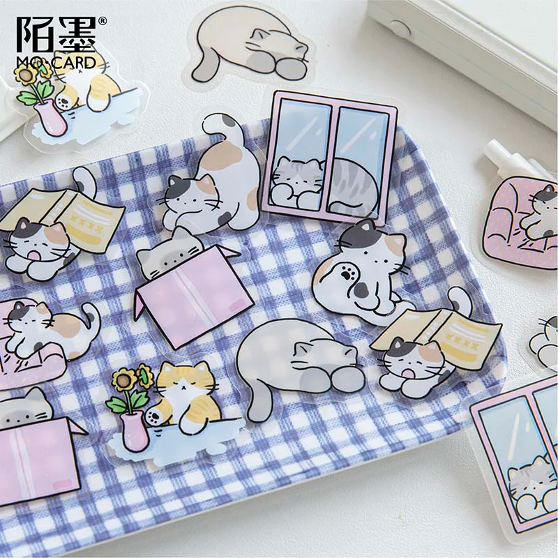 Mo Card | Pegatinas Pet Handbook Relax Kitten - Image 2