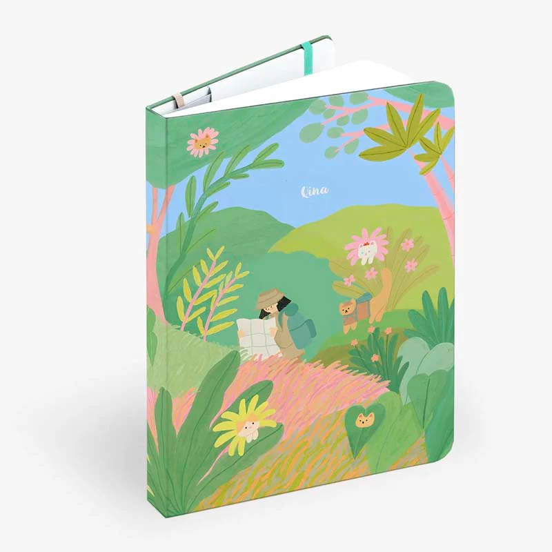 Mossery | Cuaderno Threadbound A5 Cat Paradise (Puntos) - Image 2